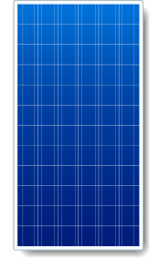 Polycrystalline solar panel